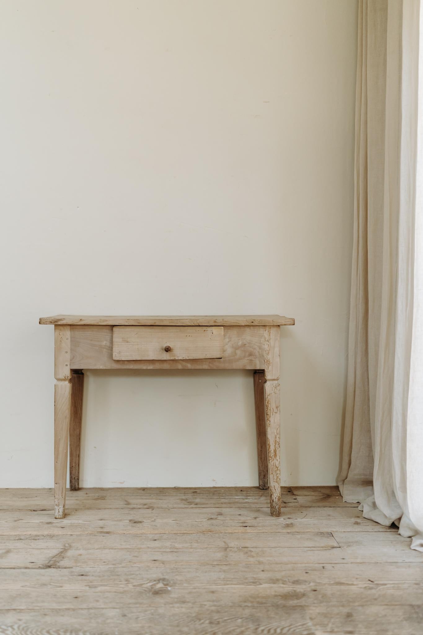 Table espagnole en châtaignier/érable du 19e siècle en vente 3