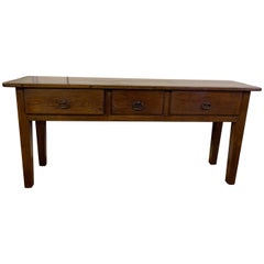 19th Century Chestnut Server
