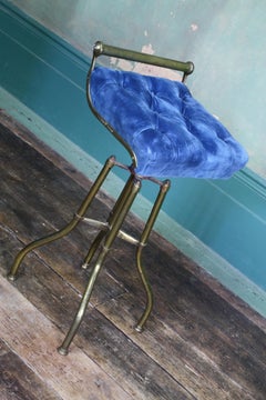 tabouret de violoncelle réglable en laiton coulé et tubulaire C.H.Hare:: 19e siècle