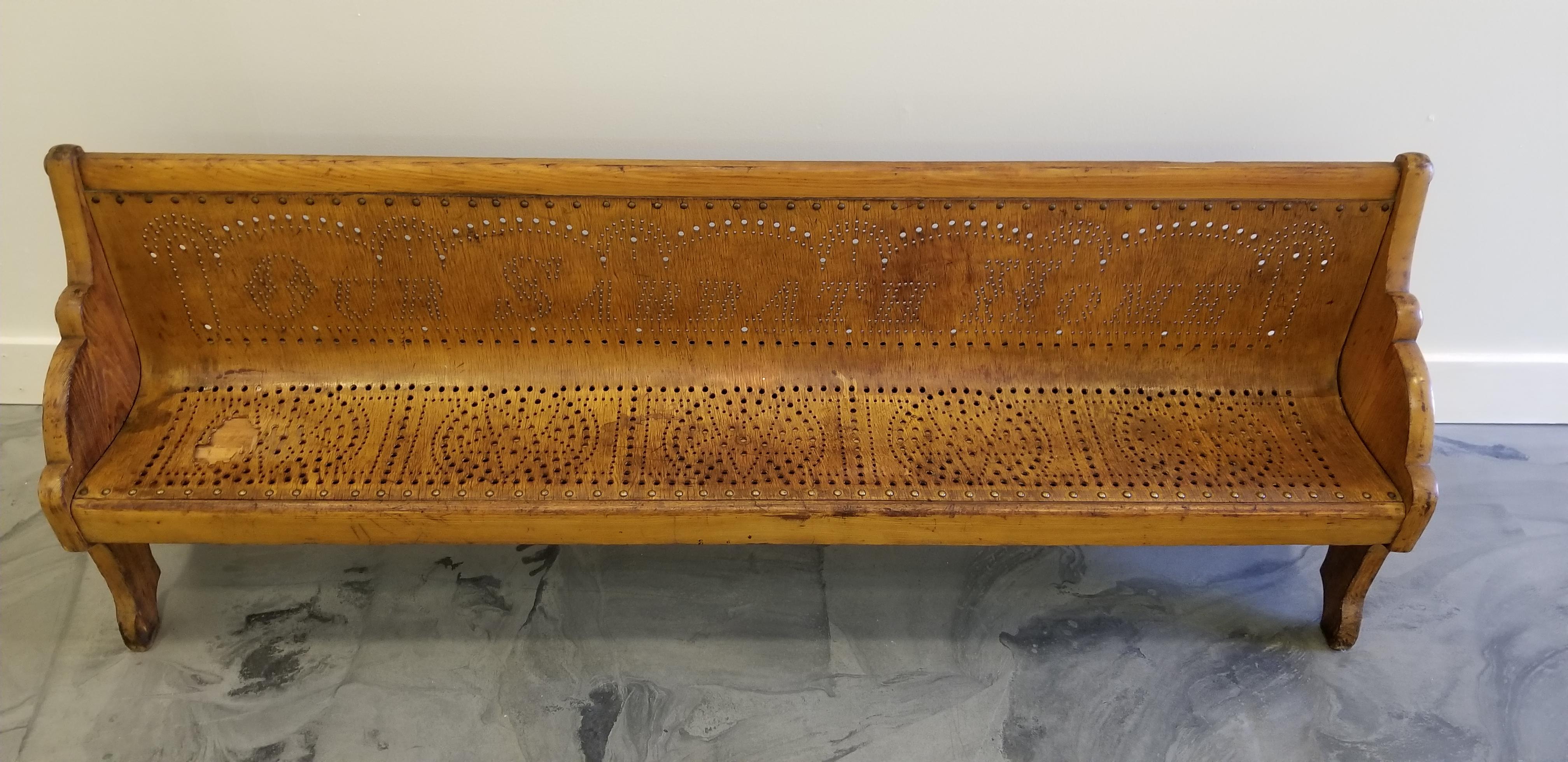 19th Century Children's Church Pew or Bench For Sale 2