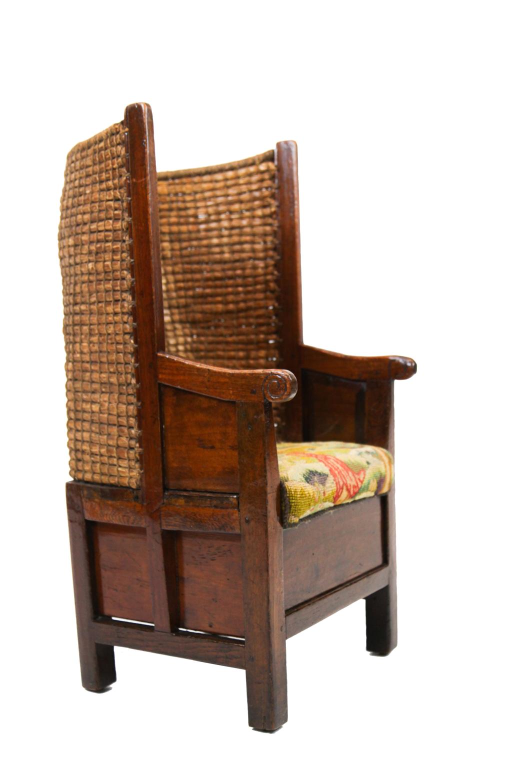 19th Century Child's Orkney Chair In Good Condition In Wilson, NC