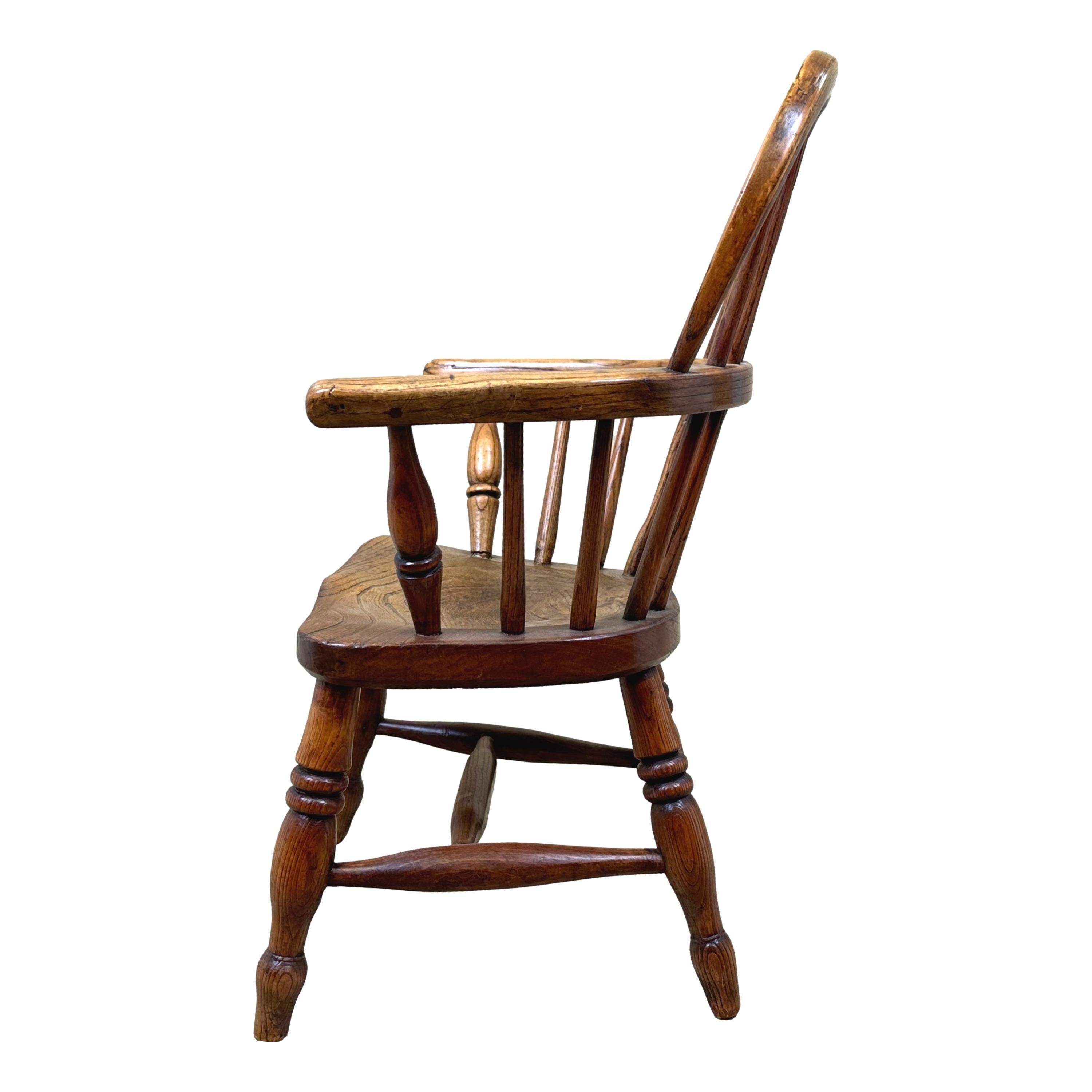 Kinder- Windsor-Sessel des 19. Jahrhunderts im Zustand „Gut“ im Angebot in Bedfordshire, GB