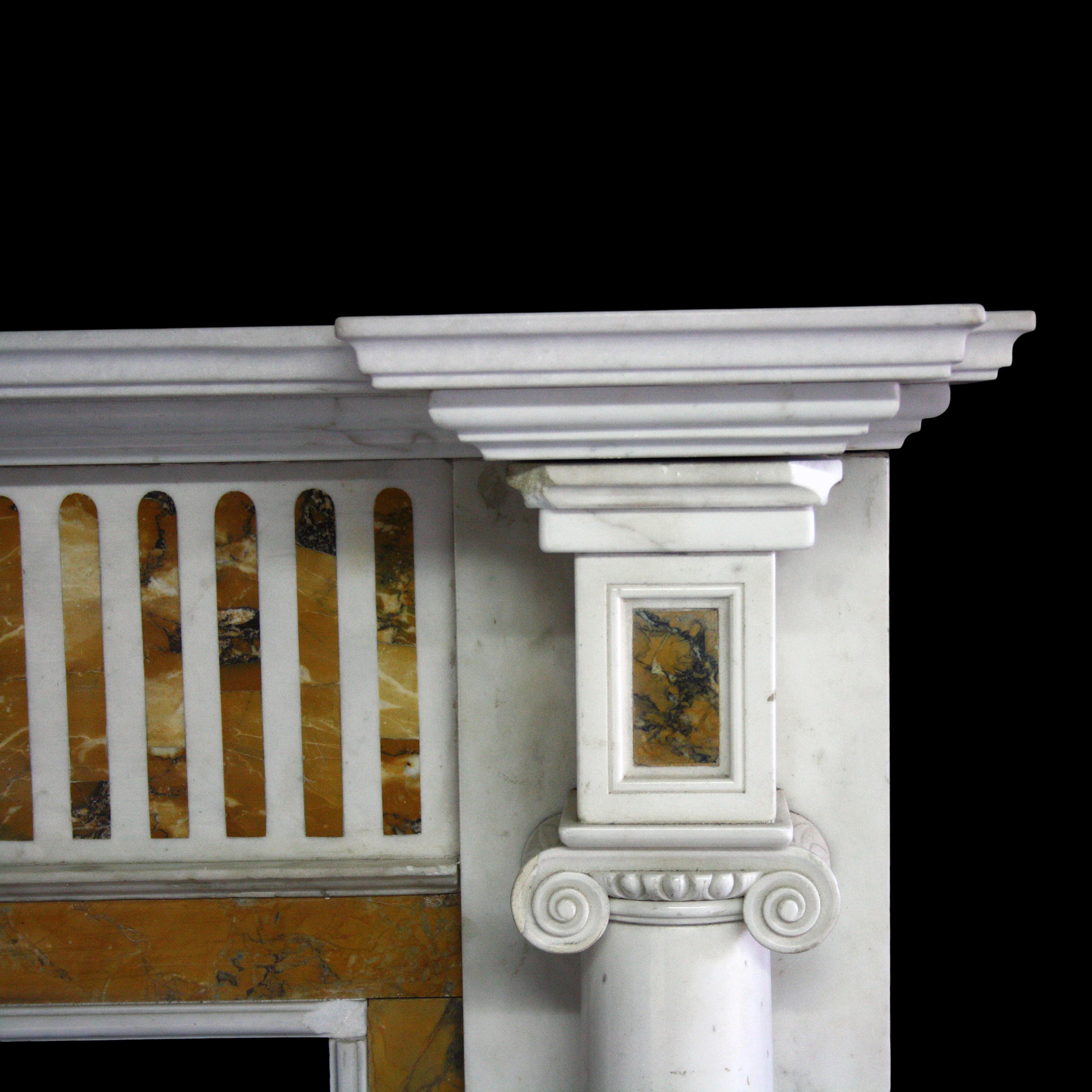 European 19th Century Chimneypiece in the George 111 Manor For Sale