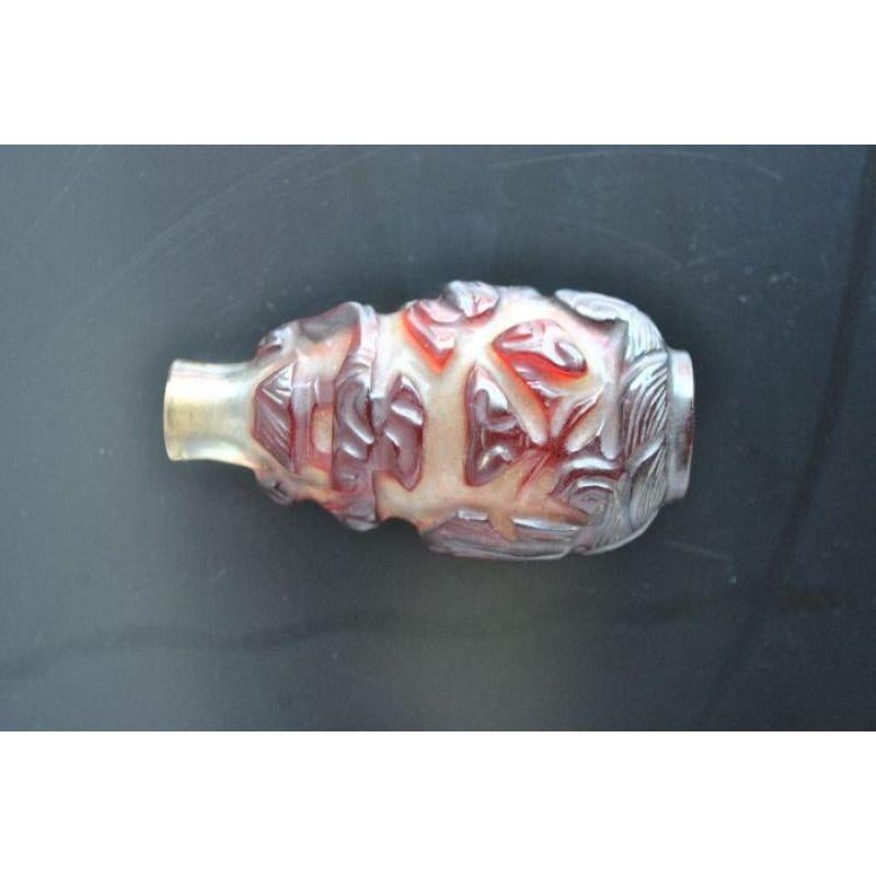 19th Century China Overlay Bottle In Good Condition For Sale In Marseille, FR