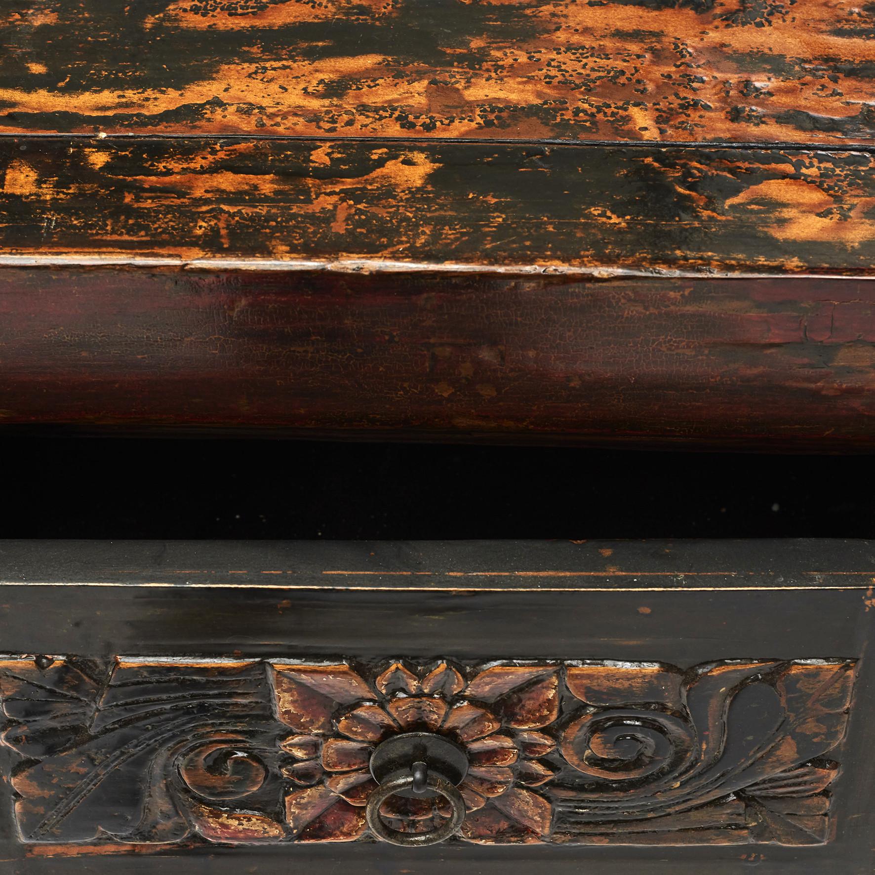 19th Century Chinese Altar Elmwood Sideboard 6