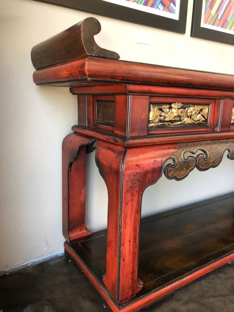19th Century Chinese Altar Table In Good Condition For Sale In Los Angeles, CA