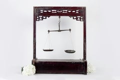 19th Century Chinese Apothecary Balance Scale Stand
