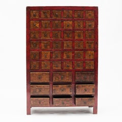 19th Century Chinese Apothecary Medicine Cabinet with 45 Drawers
