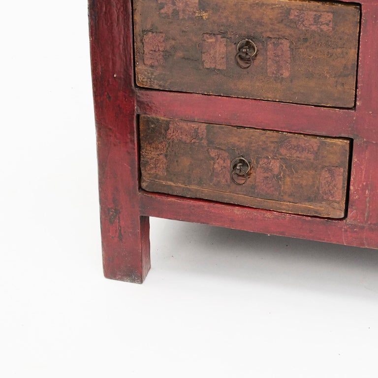 Wood 19th Century Chinese Apothecary Medicine Cabinet with 45 Drawers For Sale