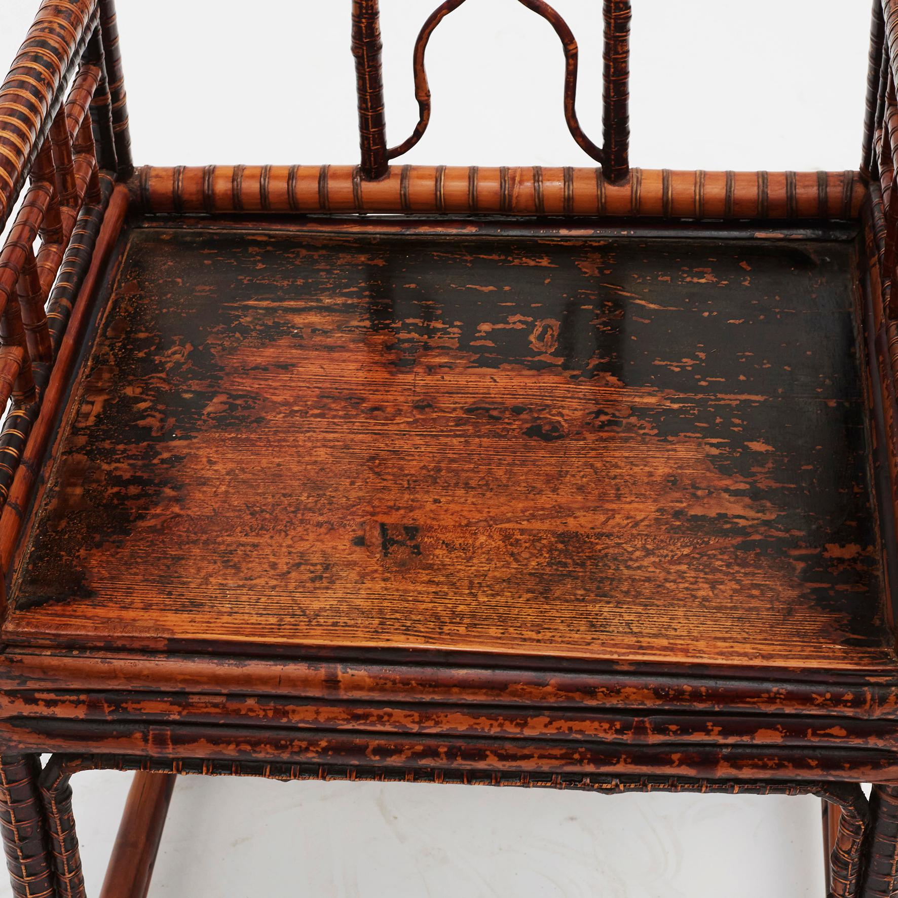 19th Century Chinese Bamboo Armchair For Sale 6