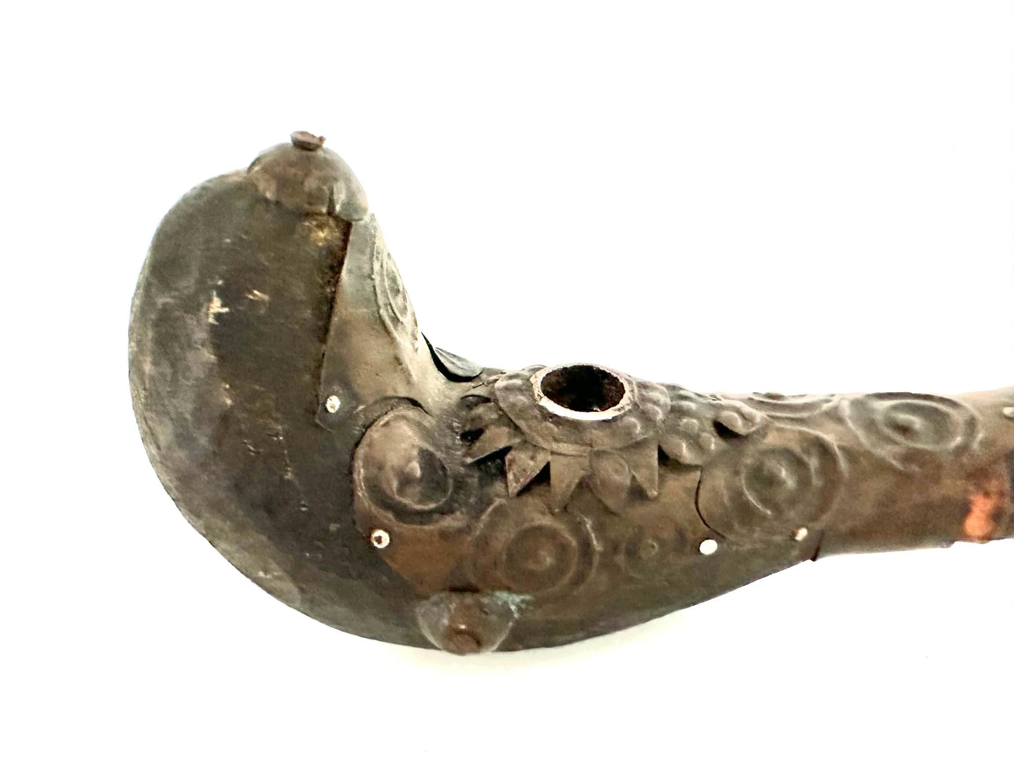 19th Century Chinese Bamboo Opium Pipe For Sale 3