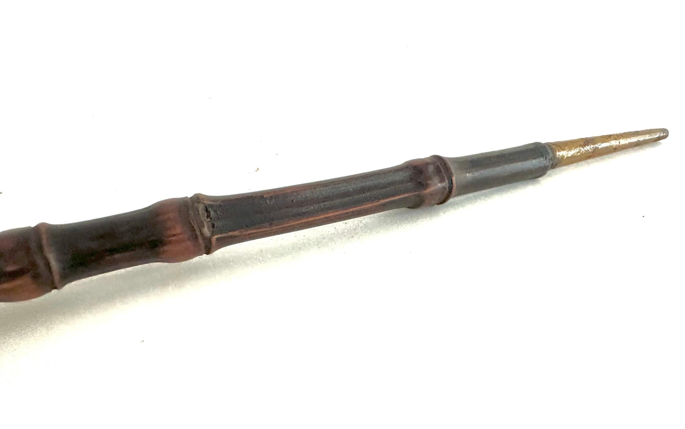 19th Century Chinese Bamboo Opium Pipe For Sale 1