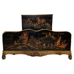19th Century Chinese Bed in Solid Wood