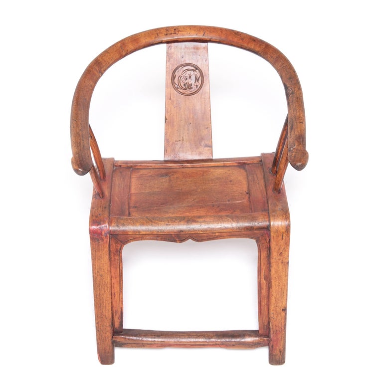 19th Century Chinese Bentwood Roundback Chair at 1stDibs