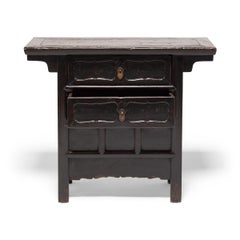 19th Century Chinese Black Lacquer Chest