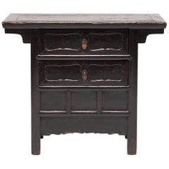 19th Century Chinese Black Lacquer Chest