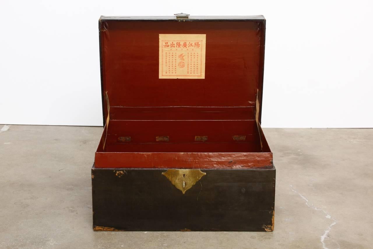 chinese lacquer trunk