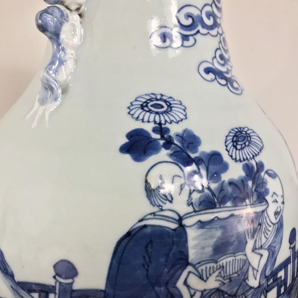 19th Century Chinese Blue and White Vase 3