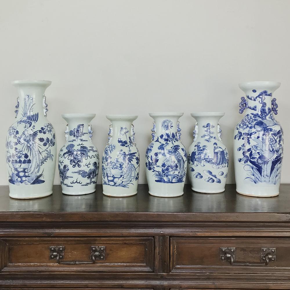 19th Century Chinese Blue and White Vase 6