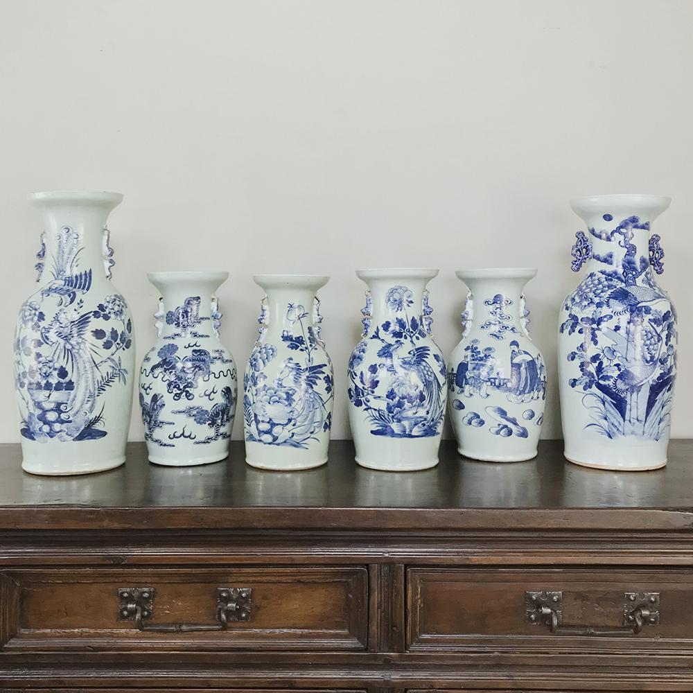 19th Century Chinese Blue and White Vase 6