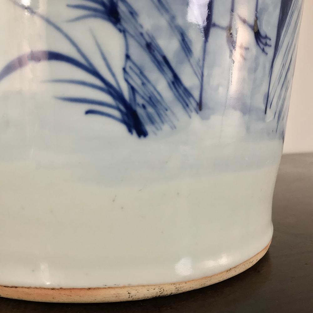 19th Century Chinese Blue and White Vase 2