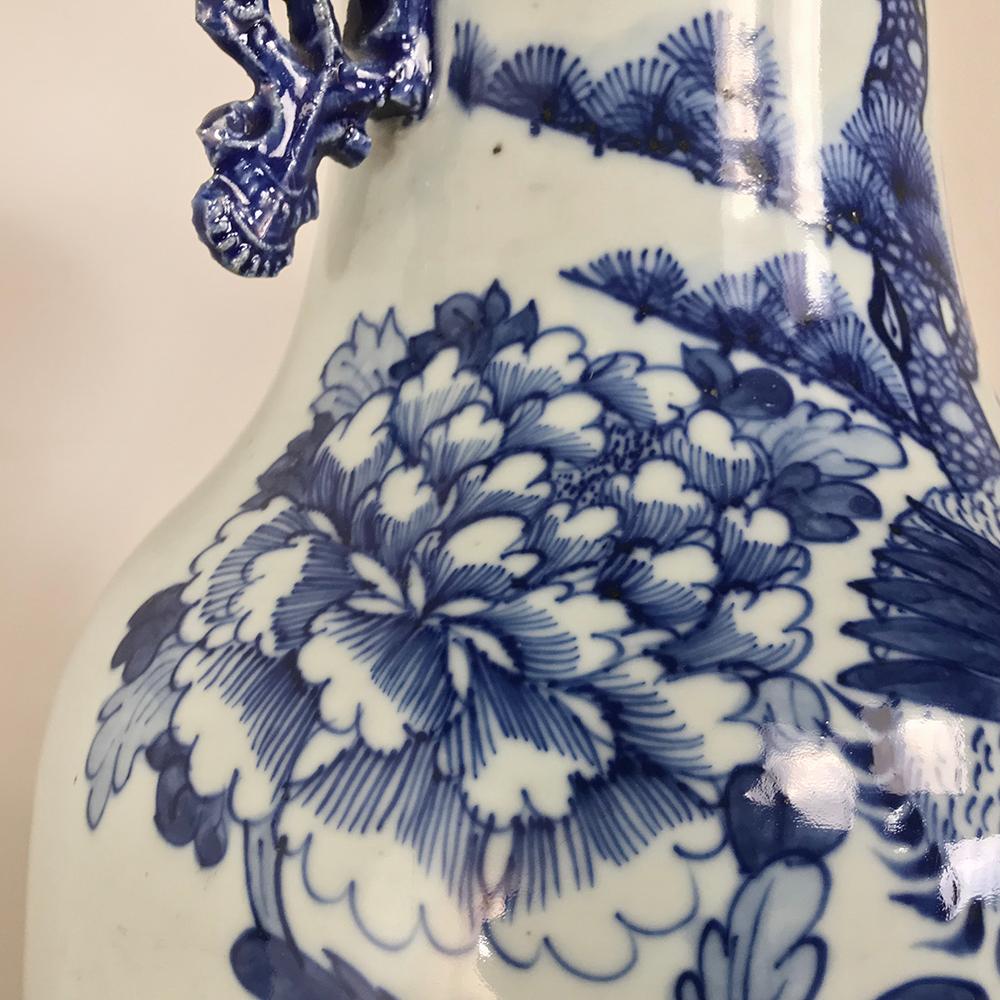 19th Century Chinese Blue and White Vase 3