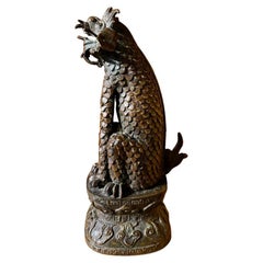 19th Century Chinese Bronze Chimera Guardian Figure 19th Century Chinese Bronze Chimera Guardian Figure