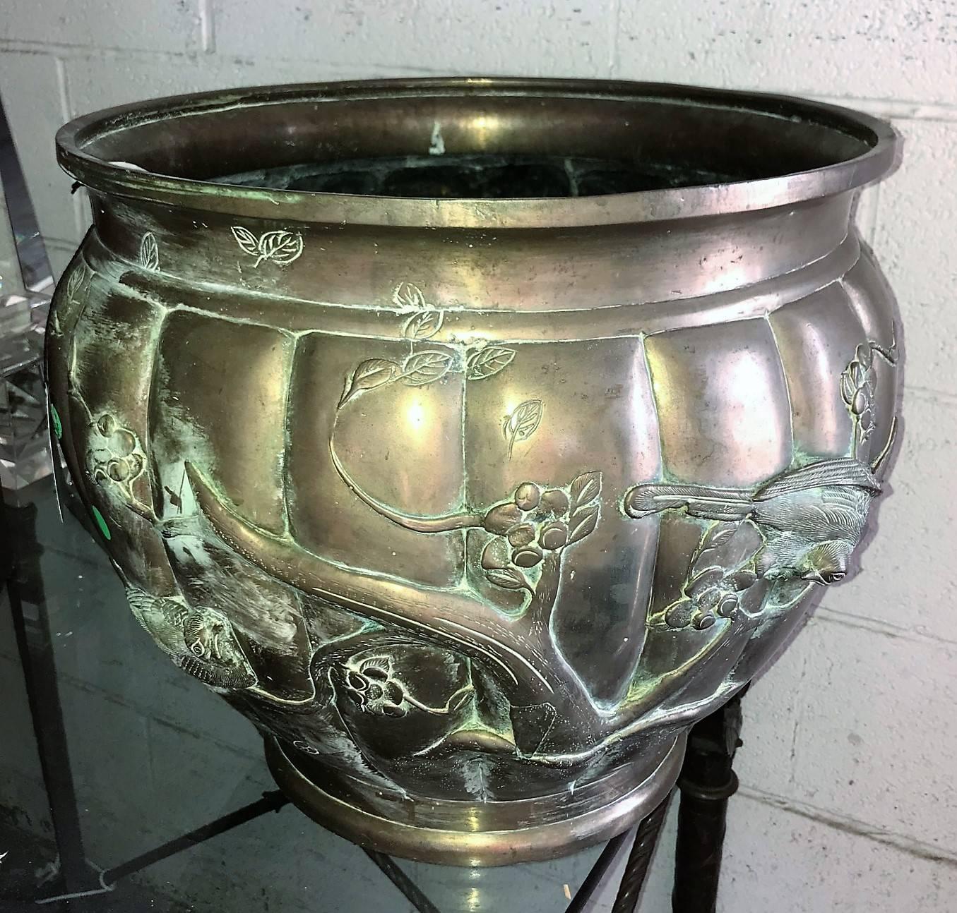 bronze jardiniere