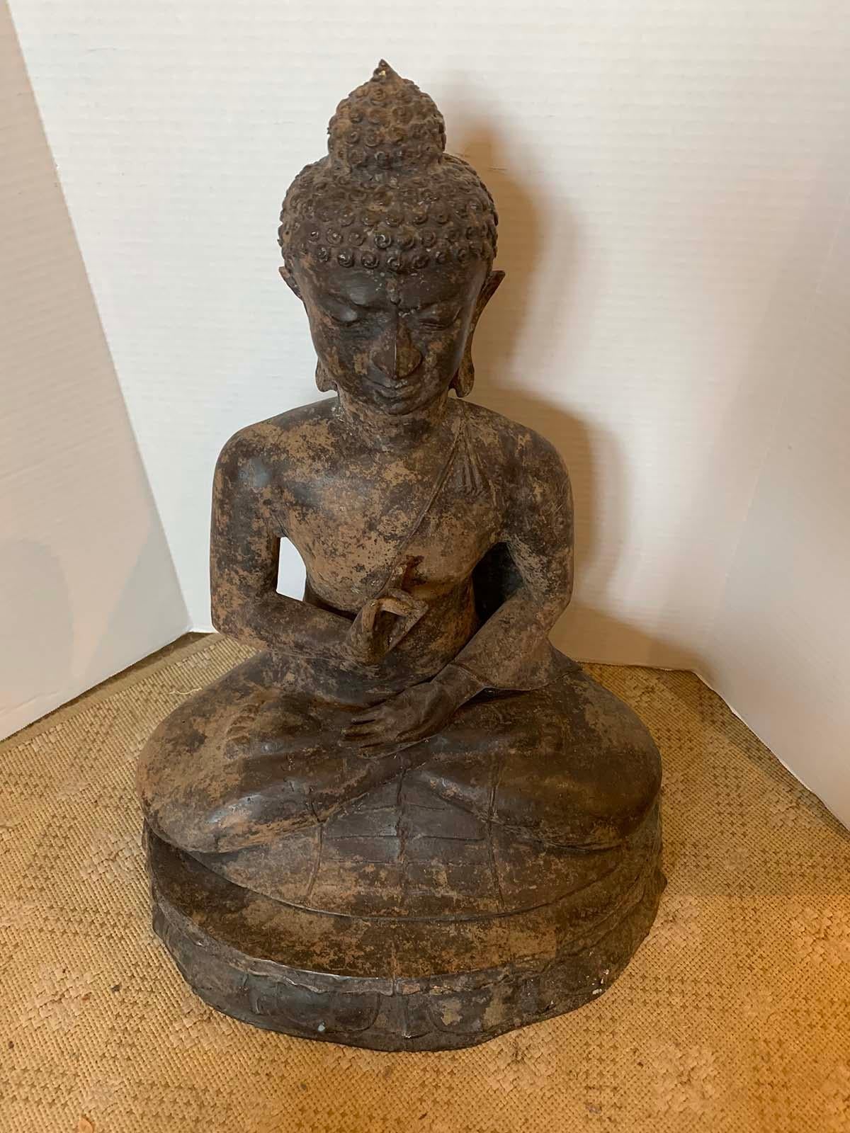 19th Century Chinese Buddha In Good Condition For Sale In Atlanta, GA