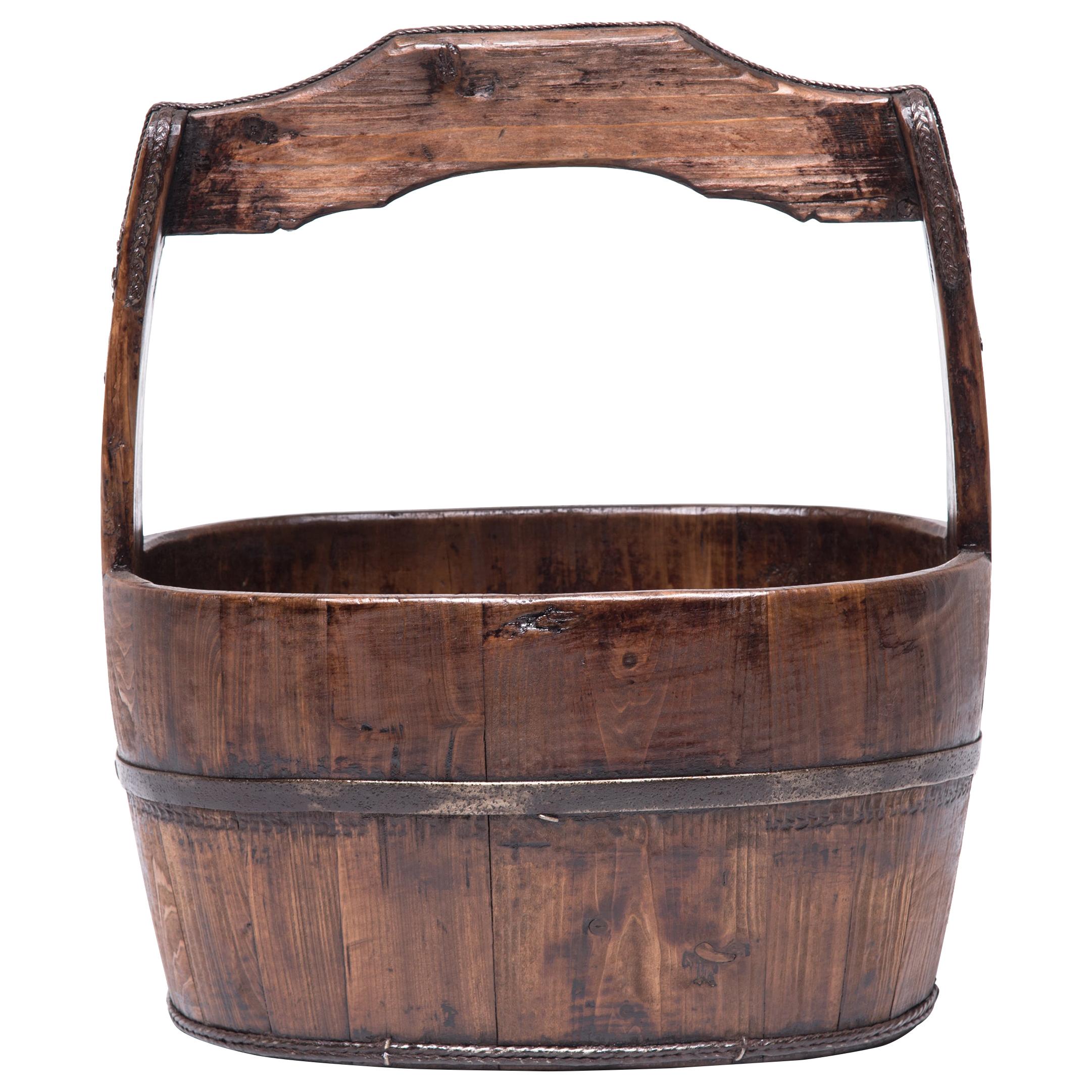 19th Century Chinese Burden Bucket
