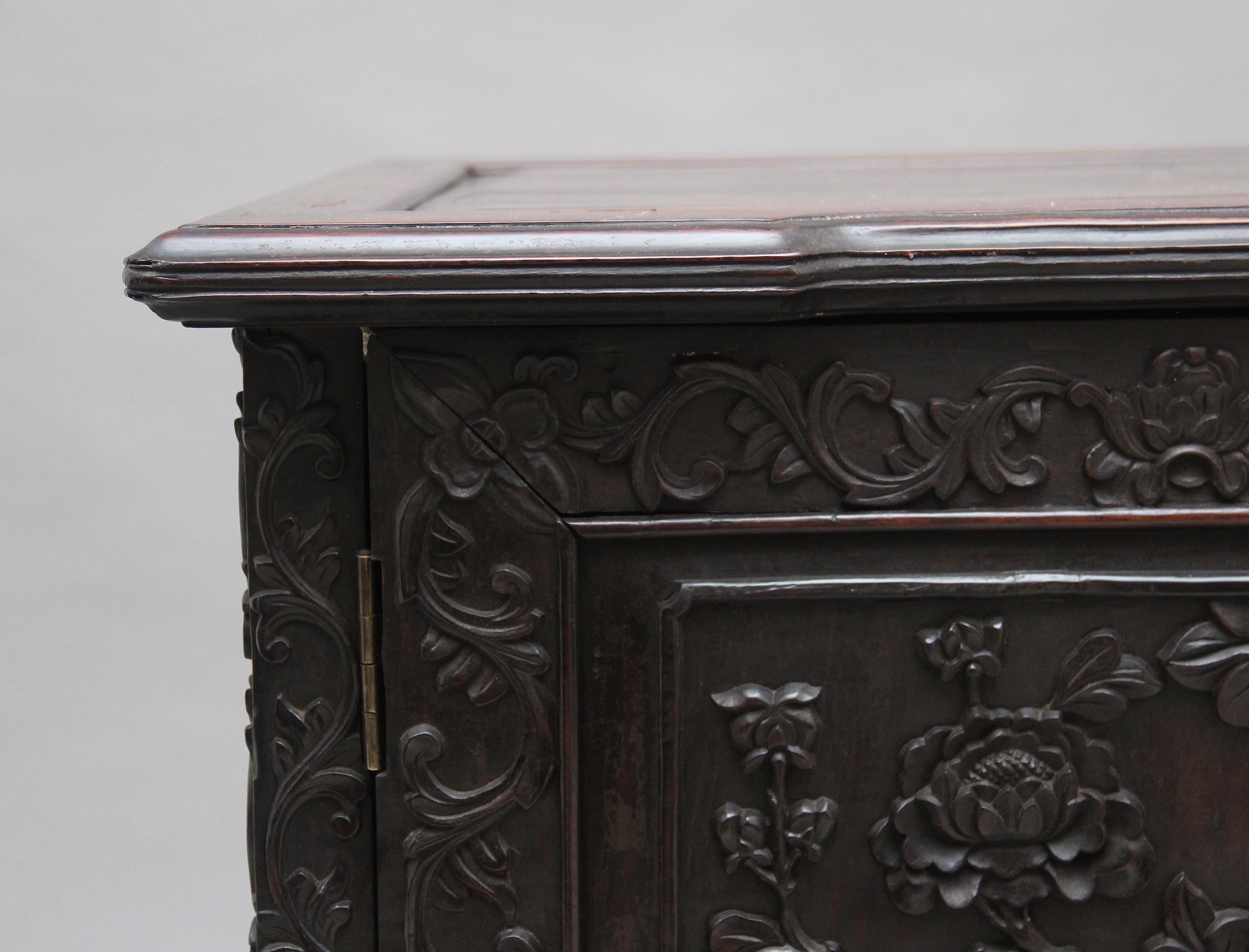 19th Century Chinese Carved Cabinet 6