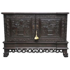 19th Century Chinese Carved Cabinet