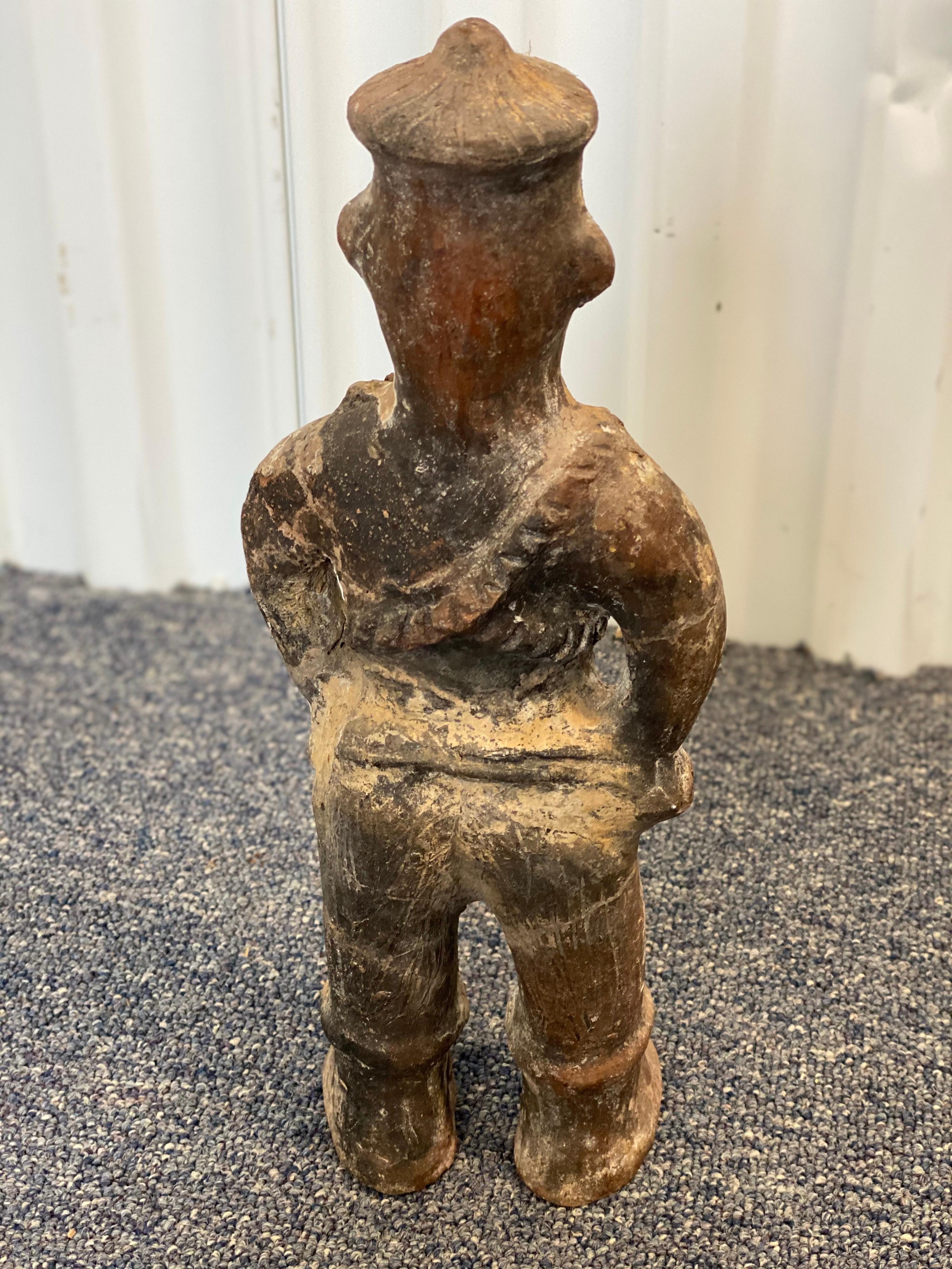 Qing 19th Century Chinese Carved Figure For Sale