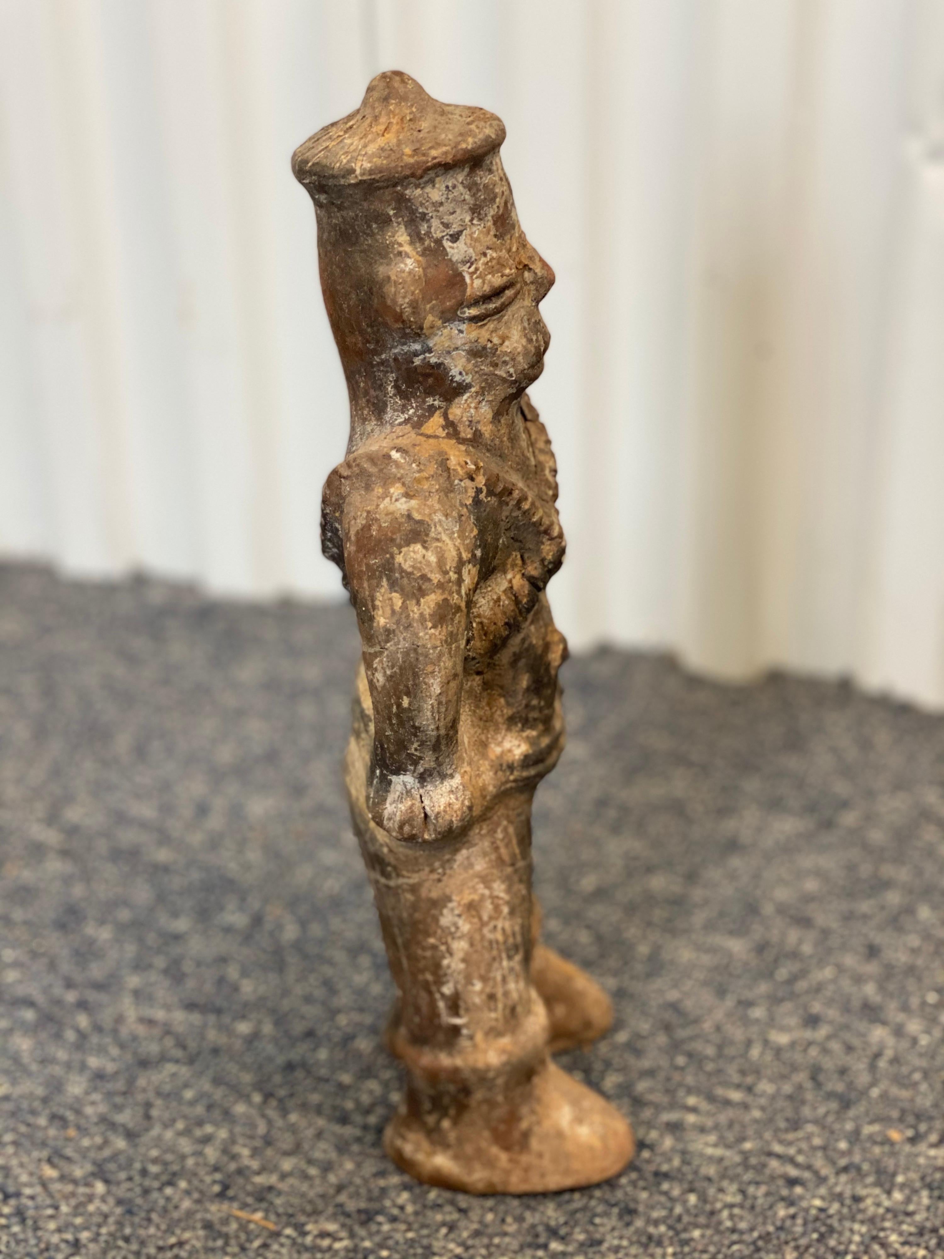 Hand-Carved 19th Century Chinese Carved Figure For Sale