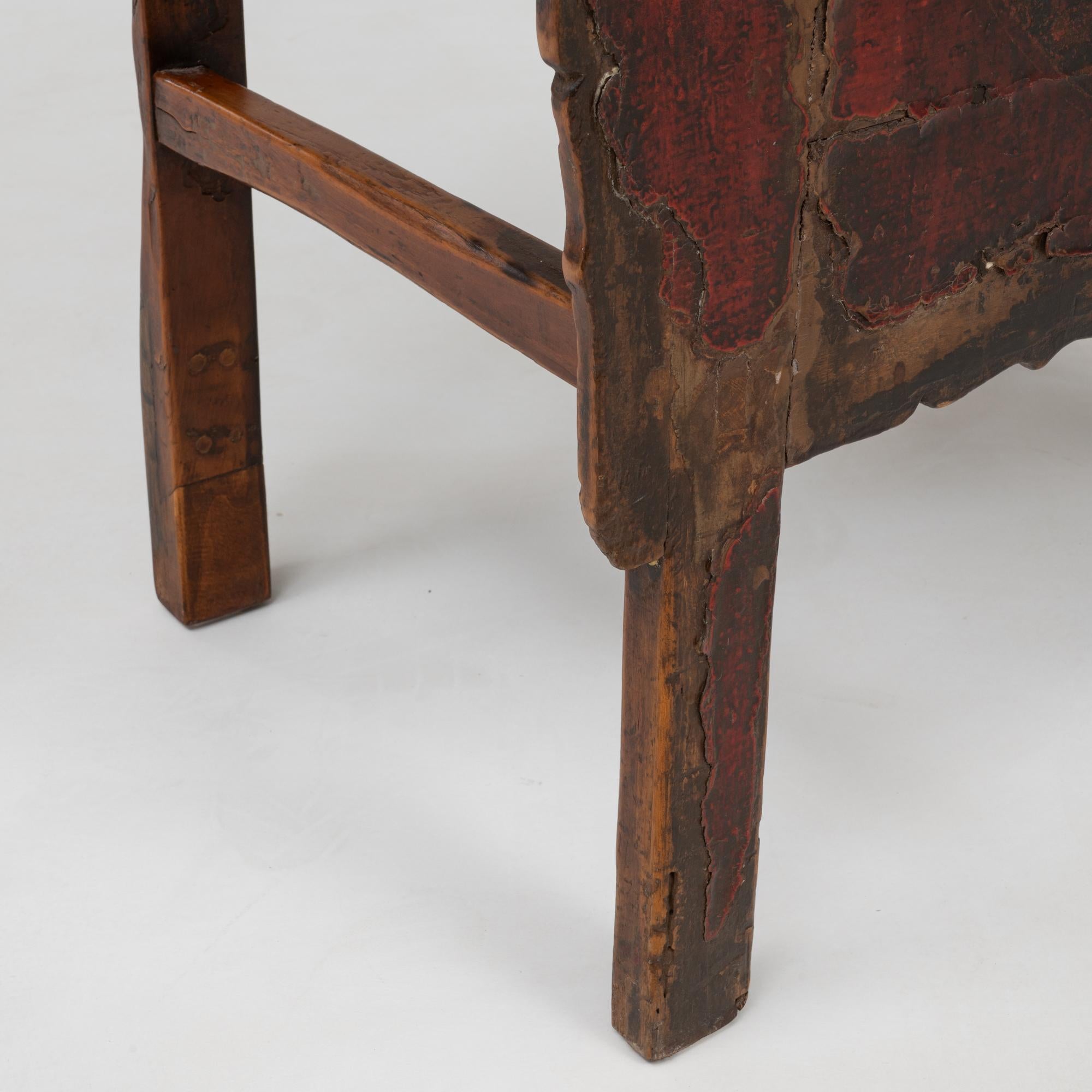 Console chinoise du 19e siècle, sculptée et laquée en vente 6