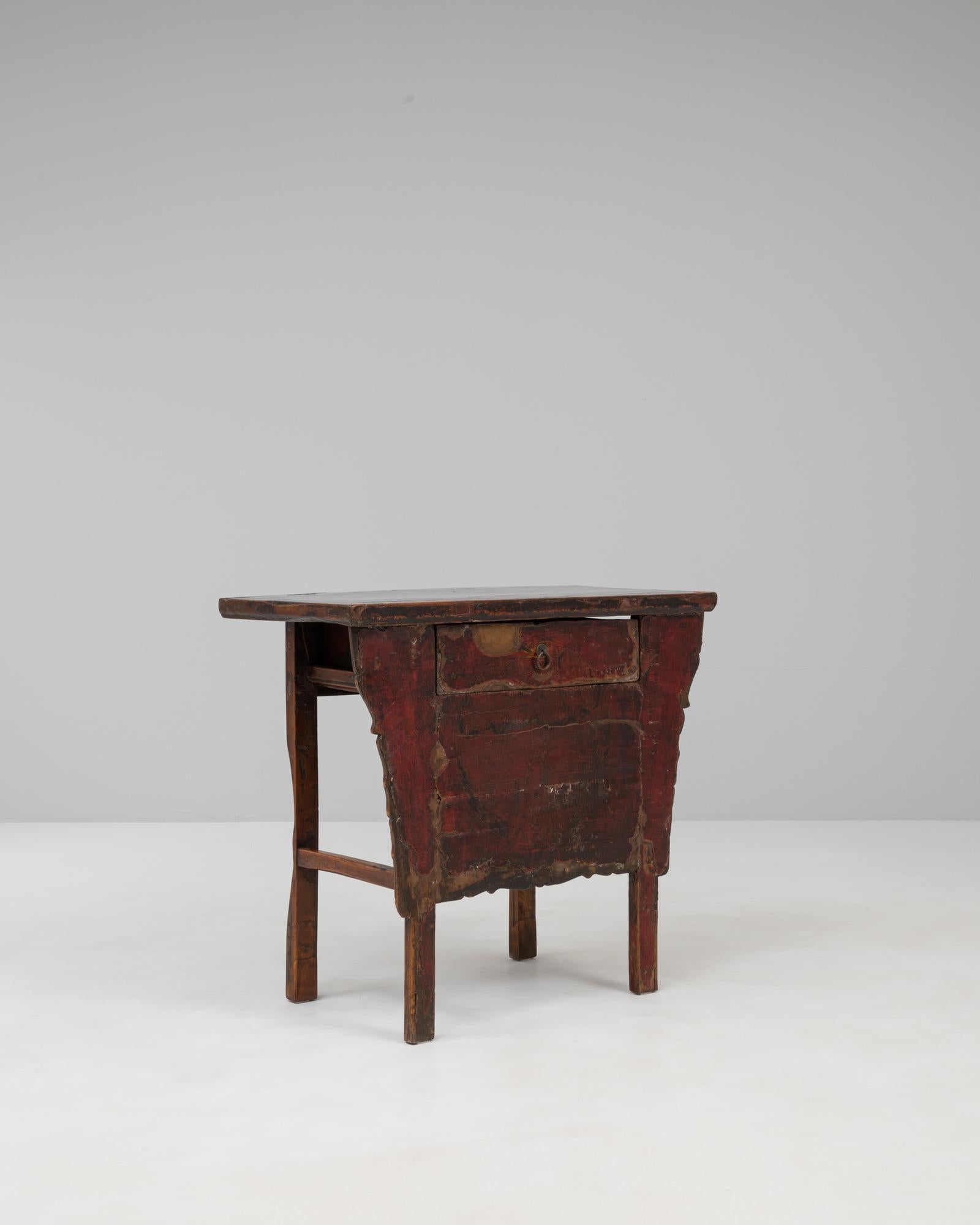 XIXe siècle Console chinoise du 19e siècle, sculptée et laquée en vente