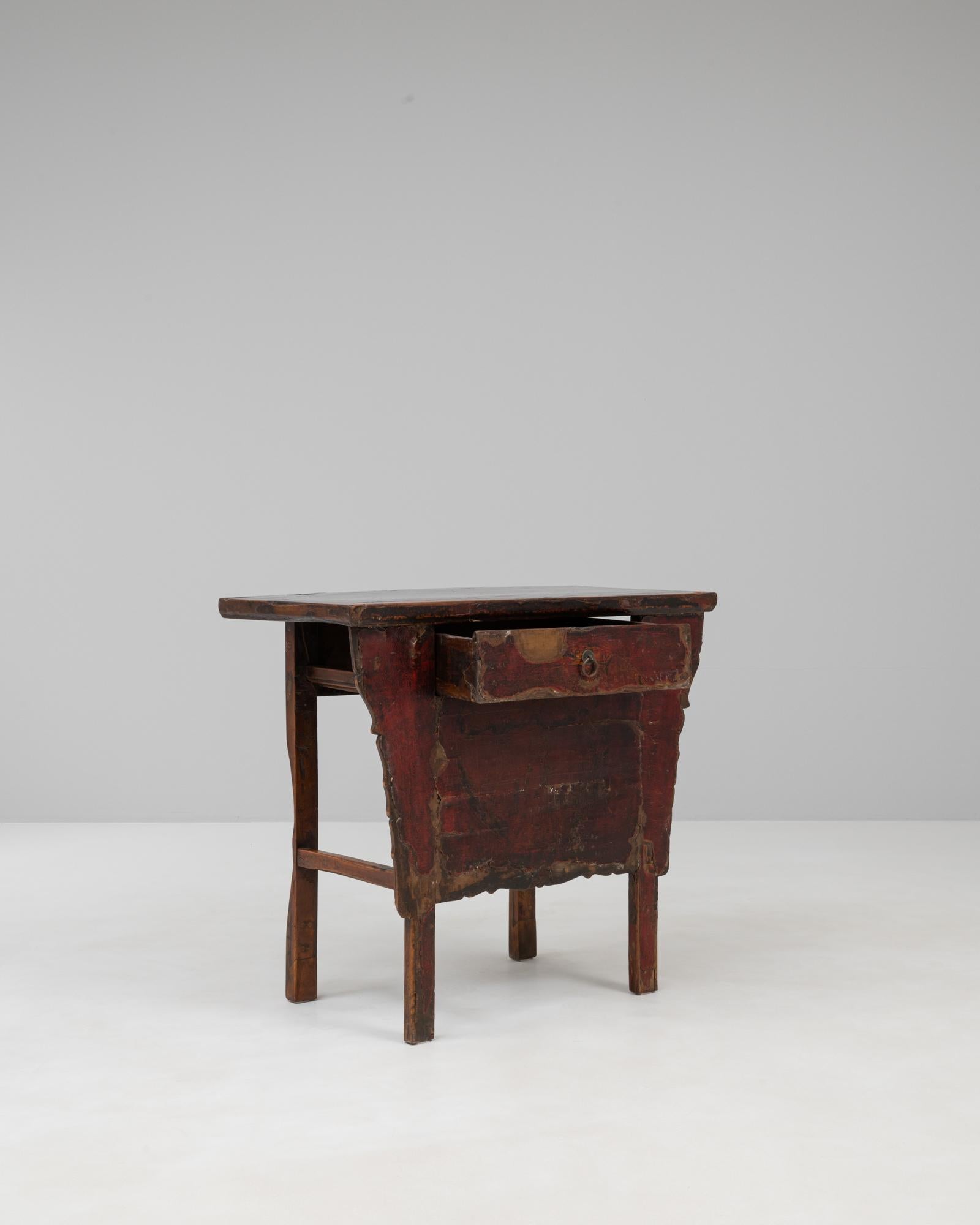 Console chinoise du 19e siècle, sculptée et laquée en vente 1