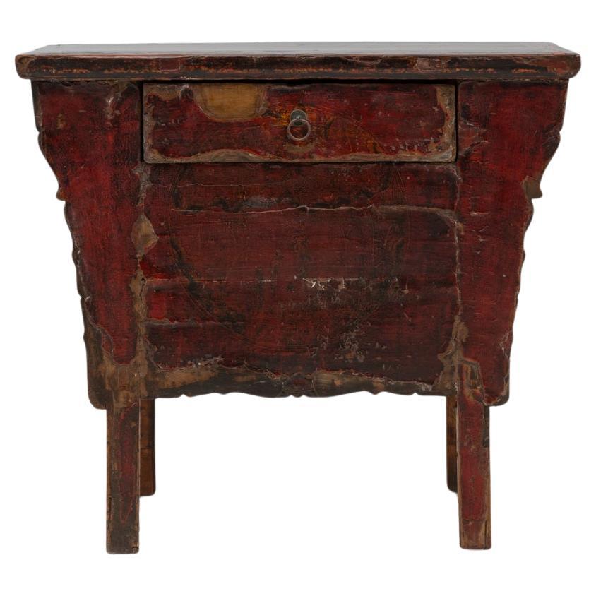 Console chinoise du 19e siècle, sculptée et laquée en vente