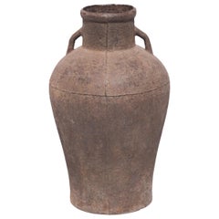 Vaso cinese in ghisa, 1850 circa