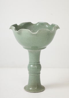 19th. Century Chinese Celadon Bird Bath