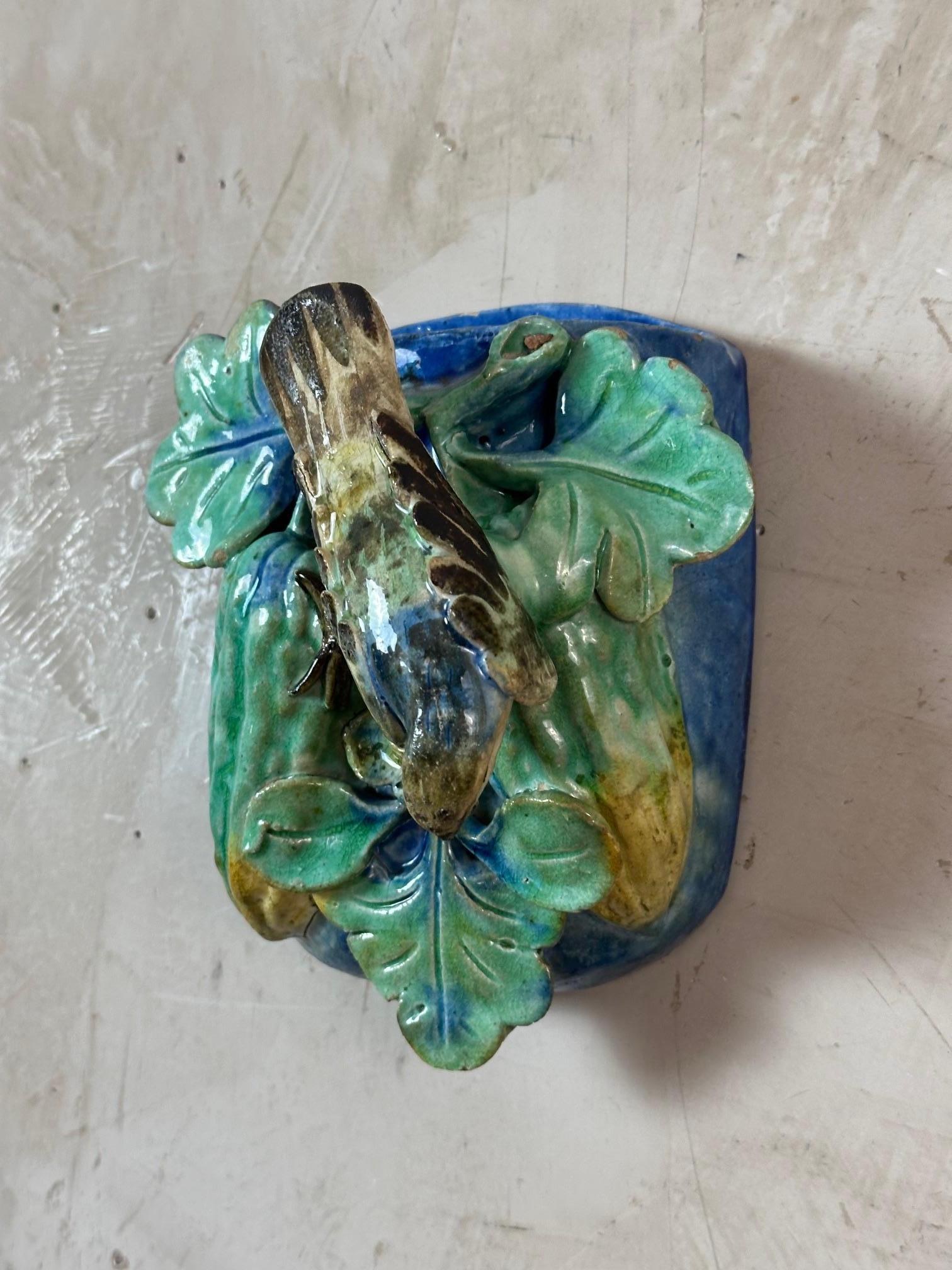 Tasca da parete in ceramica cinese del XIX secolo, 1890 In condizioni buone in vendita a LEGNY, FR