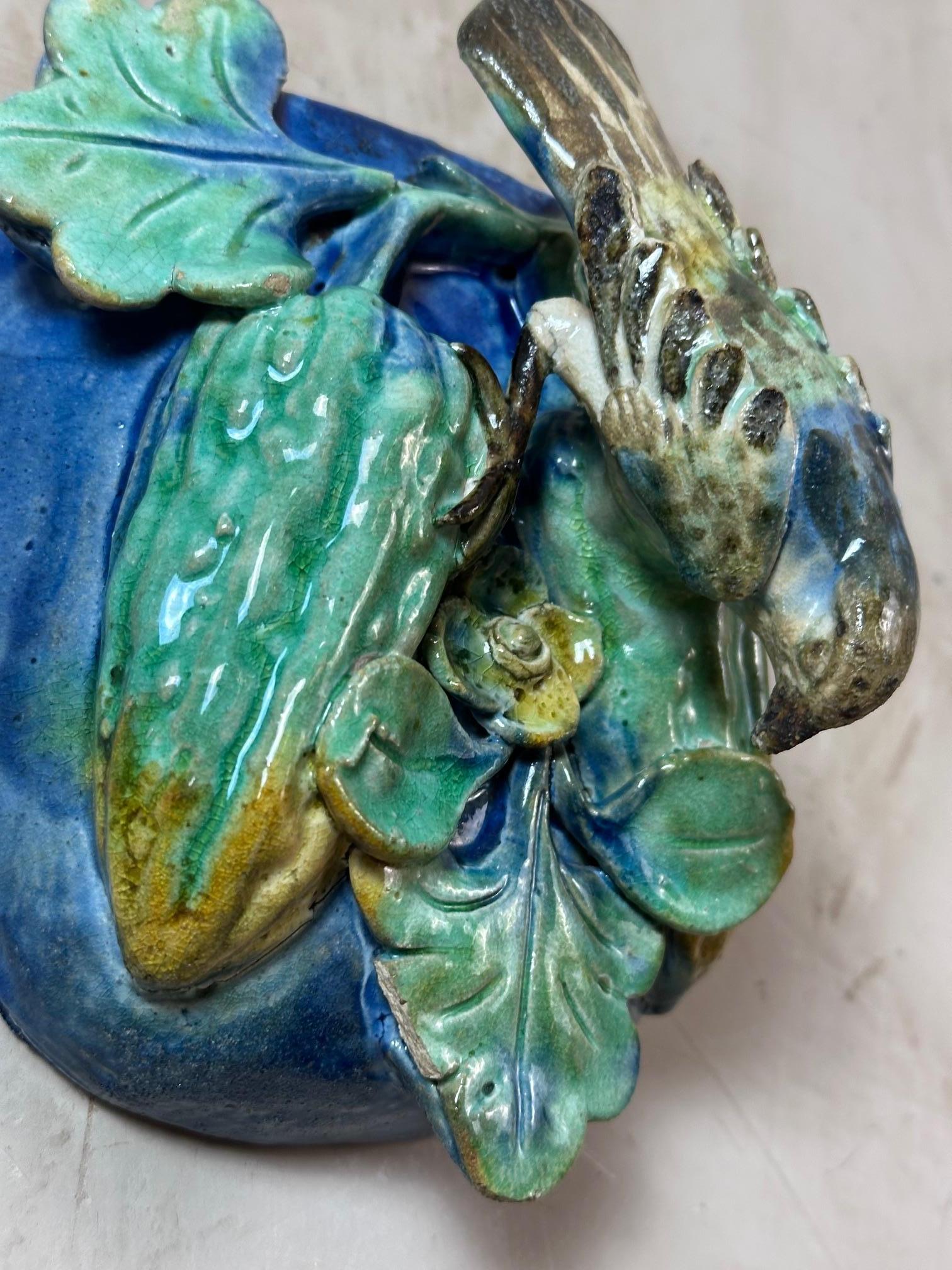 Tasca da parete in ceramica cinese del XIX secolo, 1890 in vendita 1