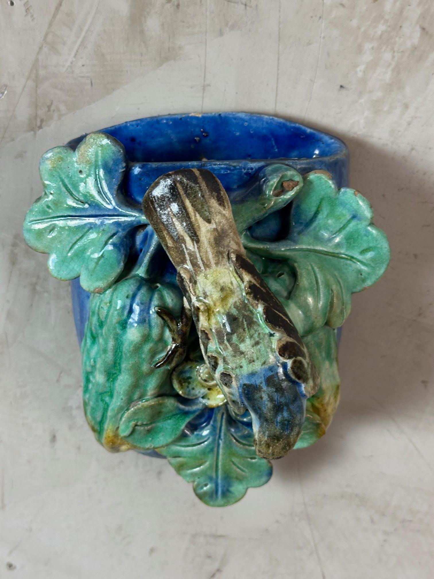 Tasca da parete in ceramica cinese del XIX secolo, 1890 in vendita 3