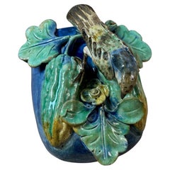 19th century Chinese Ceramic Wall Pocket, 1890s