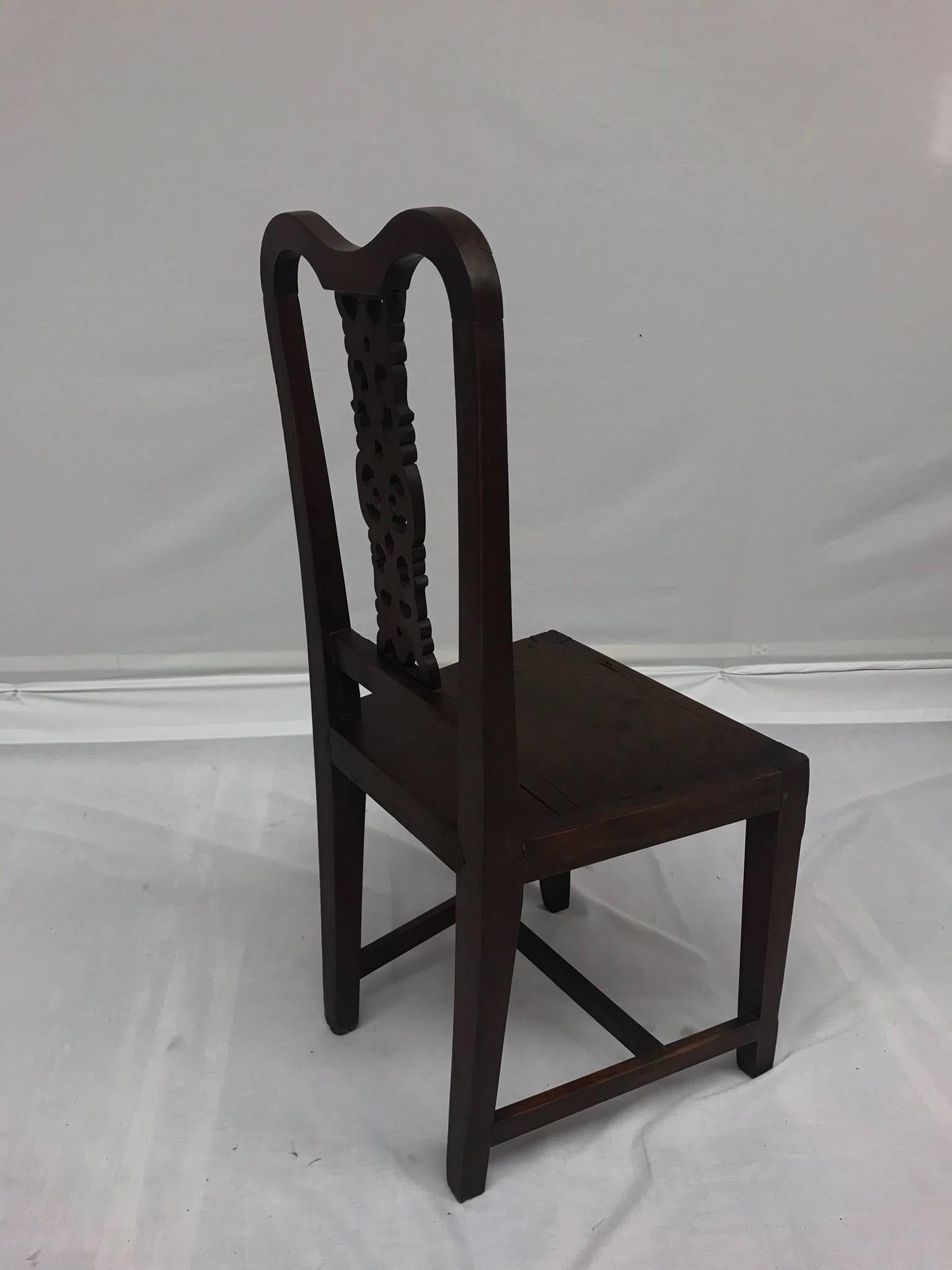 Wood 19th Century Chinese Chair For Sale