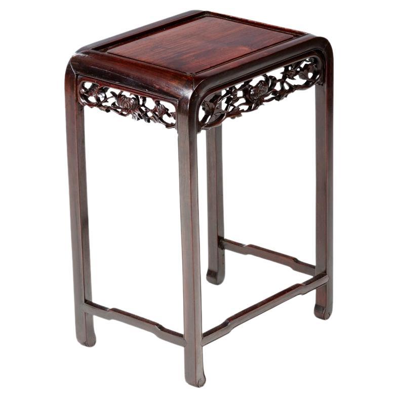 19th Century Chinese Cherrywood Occasional Table For Sale