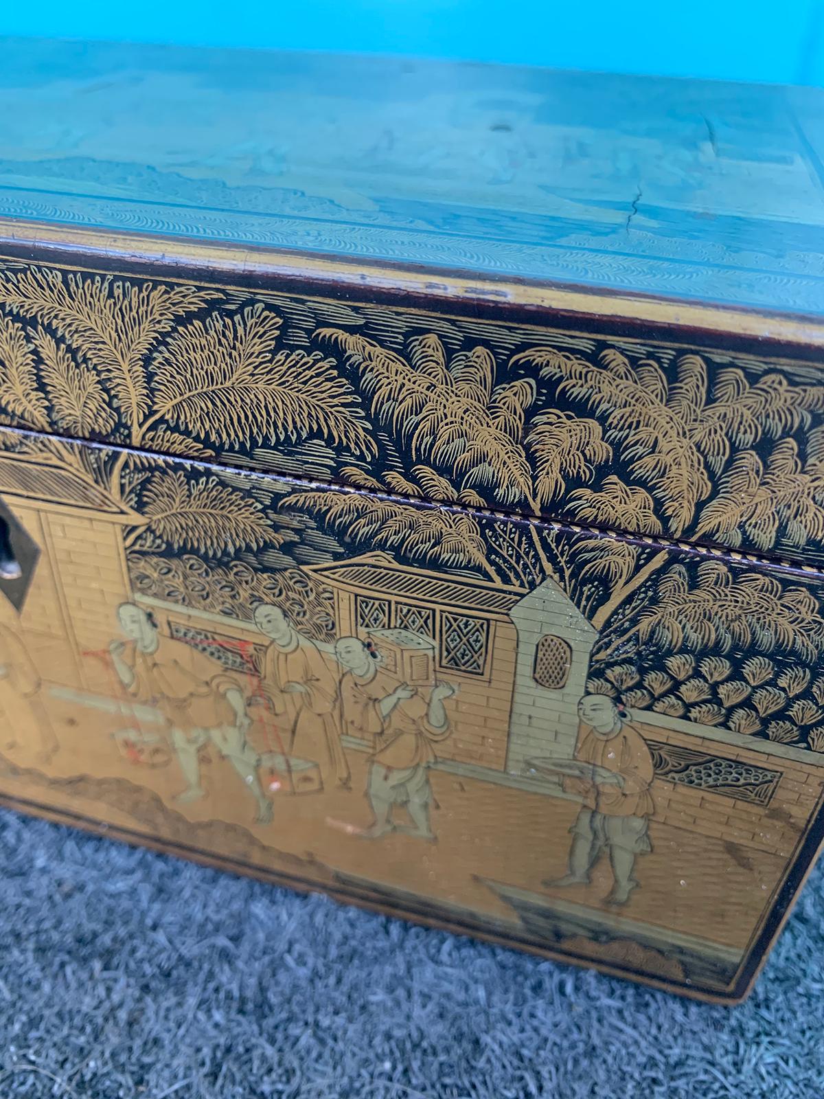 19th Century Chinese Chinoiserie Box, circa 1840 10