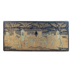Antique 19th Century Chinese Chinoiserie Box, circa 1840