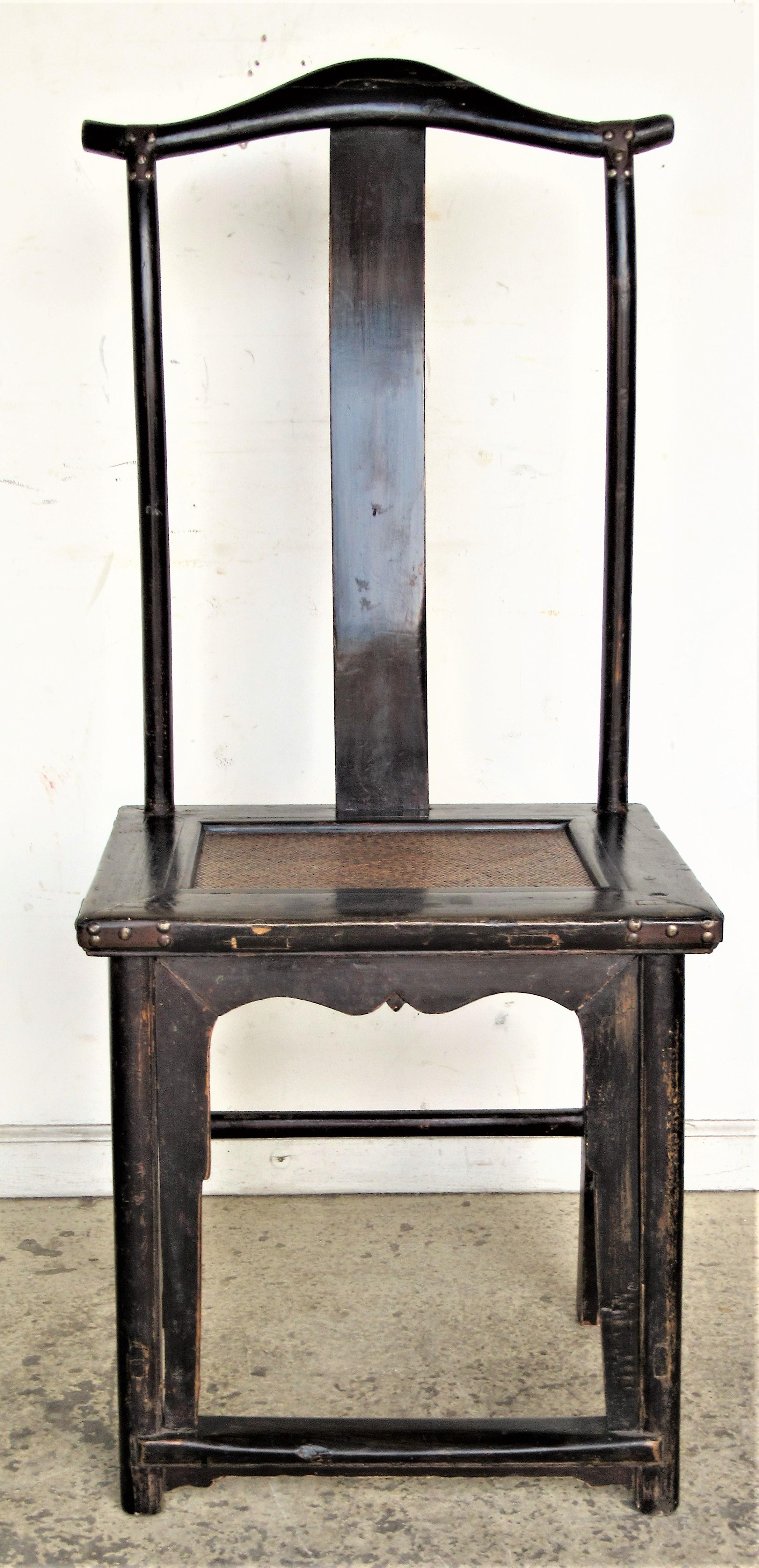 19th Century Chinese Classic Yoke Back Chair 2