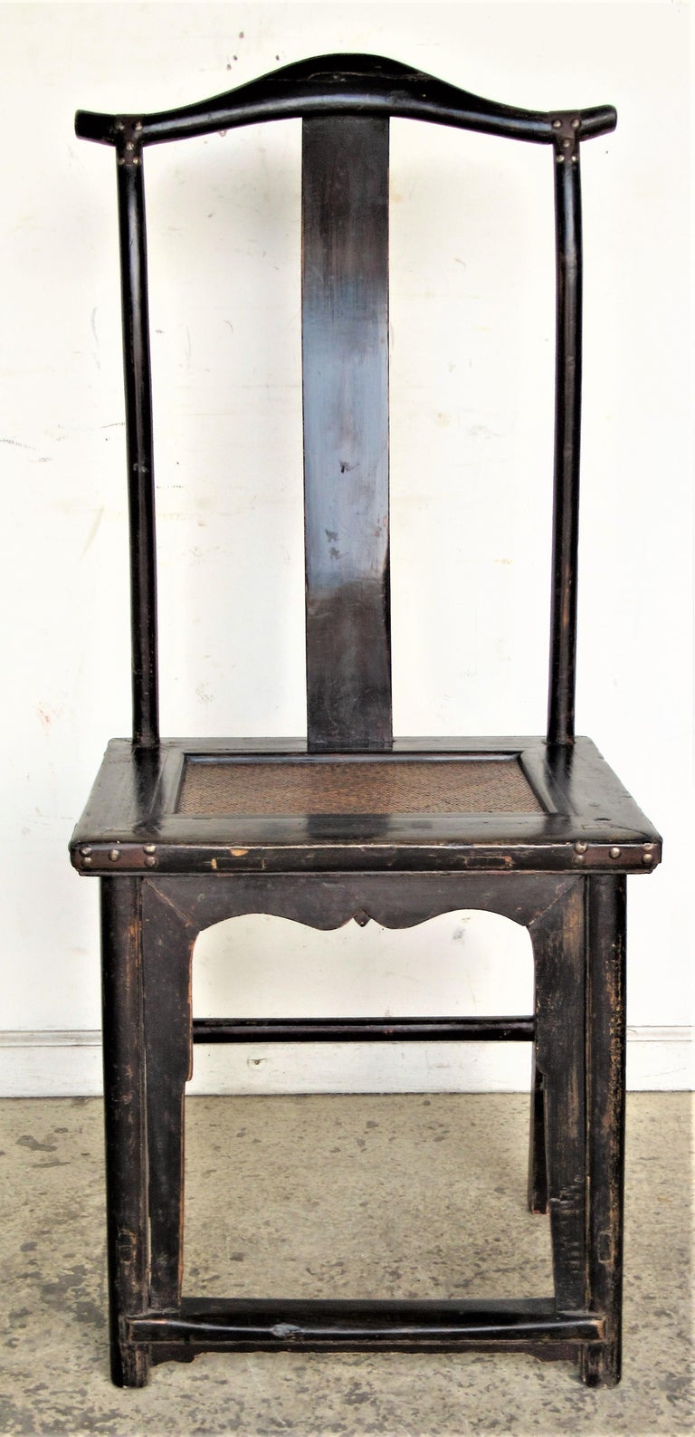 19th Century Chinese Classic Yoke Back Chair For Sale 5